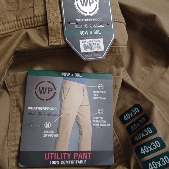 WEATHERPROOF  5 POCKET UTILITY PANTS - Picture 4 of 15